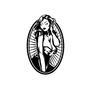 russian woman logo